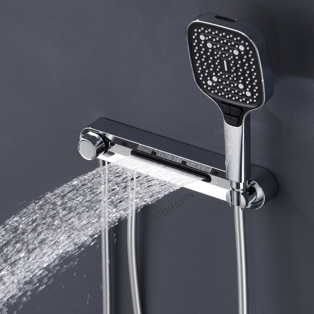IOUHAPPY Hochdruck-Duschkopf Set mit Schlauch und 3 Modi, wassersparendes Regenduschkopf-Set für dein Badezimmer - Bild 1