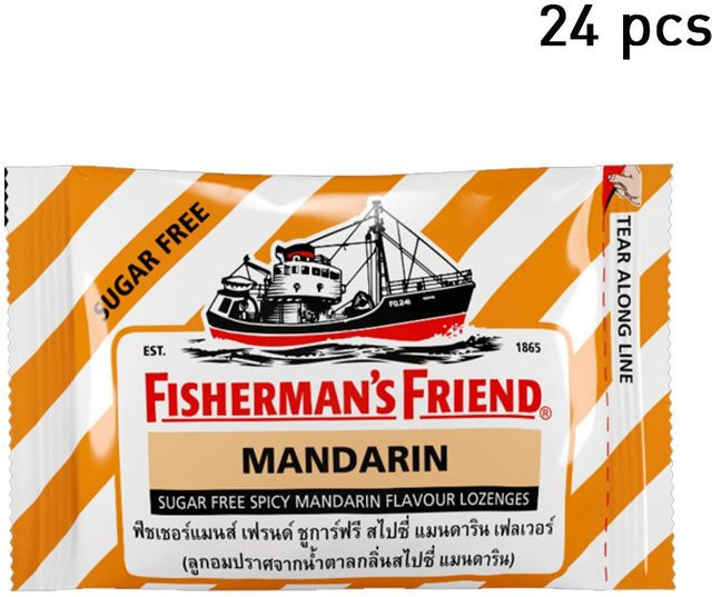Fisherman's Friend Lutschtabletten Mandarine zuckerfrei 24 x 25 g - Bild 1