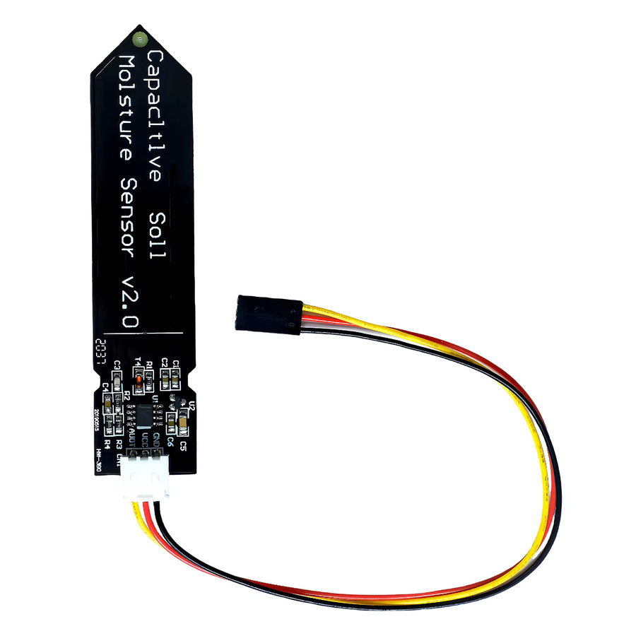 OLNYLO Kapazitiver Bodenfeuchtesensor Modul zur Feuchtigkeitserkennung in Schwarz für Arduino 3,3~5,5V Weitspannungsbereich zur Gartenbewässerung - Bild 4