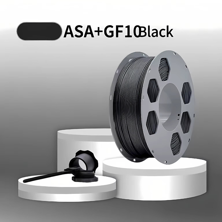 GIOIO ASA GF Filament 1,75mm Glasfaserverstärktes ASA 3D-Druckmaterial Grau 1kg - Bild 3