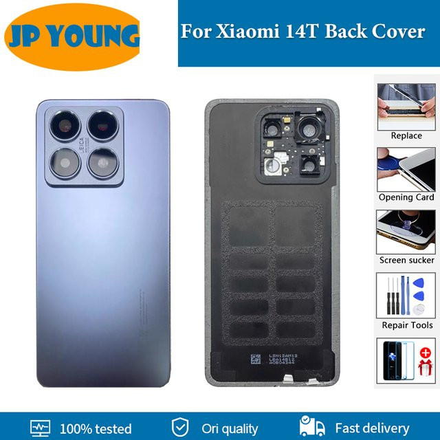 Ersatzgehäuse für Xiaomi 14T und Xiaomi Mi 14T Rückseite in Blau - Bild 1