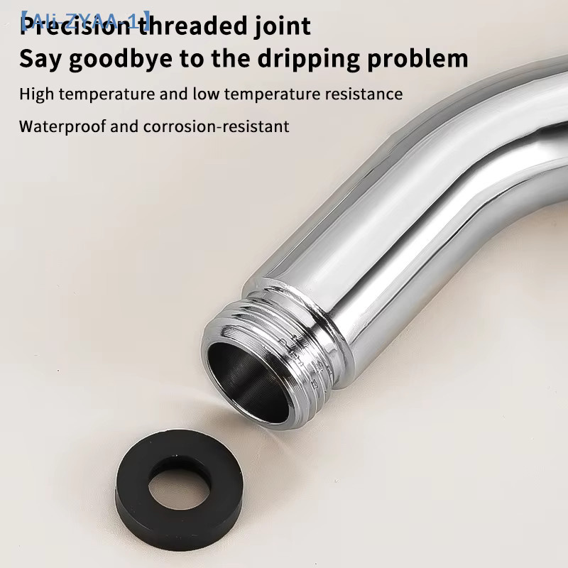 JETTING Duschkopf Winkelversteller mit 135 Grad Winkeladapter und Duscharm Verlängerung in Silber - Bild 5