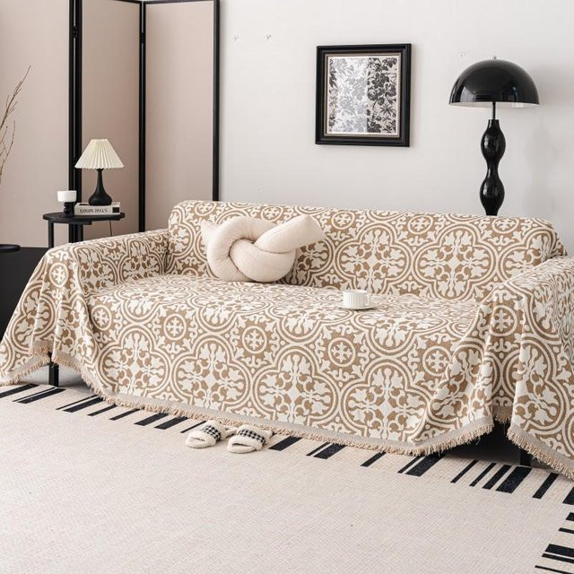 Hochwertiger Chenille Sofabezug Super Six als universeller Vollbezug für dein Sofa, B/B: 180 x 130 cm - Bild 1
