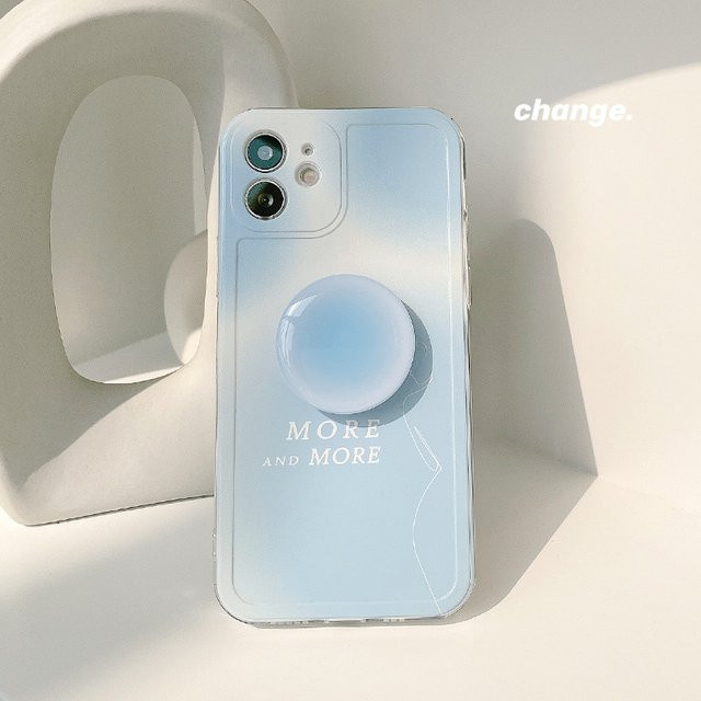 MUQGEW Stoßfeste iPhone Schutzhülle mit Gradienten-Design und faltbarem Ständer für iPhone 16 bis iPhone 7/8 Plus - Bild 1