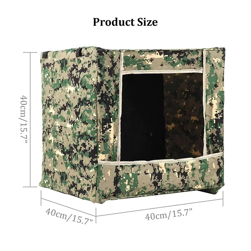 Tragbare Falten Camouflage Jagd Recycle Munition Schleudern Schießen Ziel Box Outdoor Bullseye Airsoft Schießen Ziel Fall - Bild 3