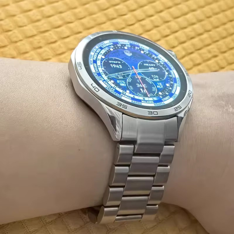 Uhrenarmband Edelstahl, Silber, Unisex - Bild 3