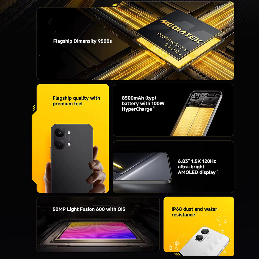Xiaomi POCO X8 Pro Max Global Version Smartphone mit 6,83 Zoll 1,5K 120Hz Ultra-bright AMOLED Display und 50MP Light Fusion 600 Kamera in Blau - Bild 3