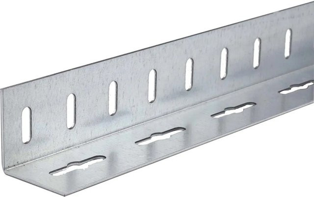 Arcansas Winkelprofil gleichschenklig aus verzinktem Stahl, Farbe: Silber, B/B: 15 x 15 mm - Bild 1