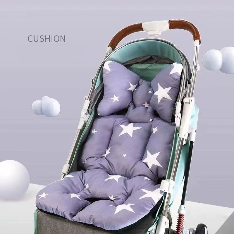 MoShuBe Baumwoll-Kinderwagenkissen und Hochstuhl-Sitzkissen in Pink für dein Baby - Bild 2
