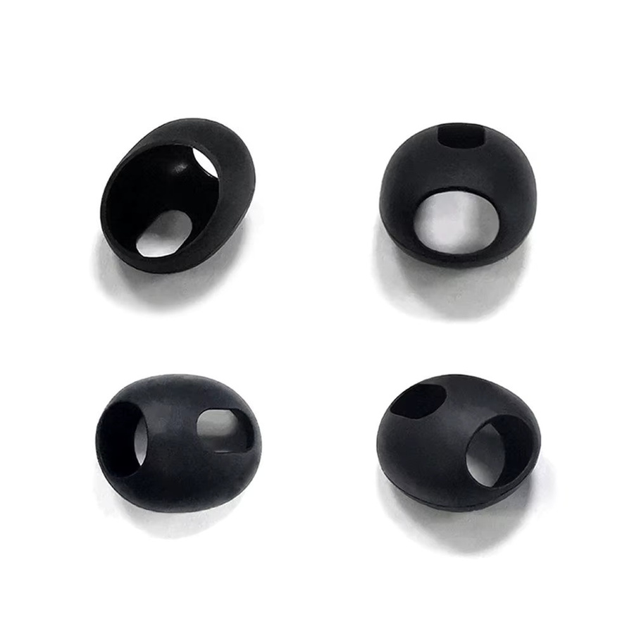 Silikon-Ohrabdeckungen für Apple AirPods 3 in Transparent, 1 Paar rutschfeste Schutzhüllen als Ersatzzubehör - Bild 1