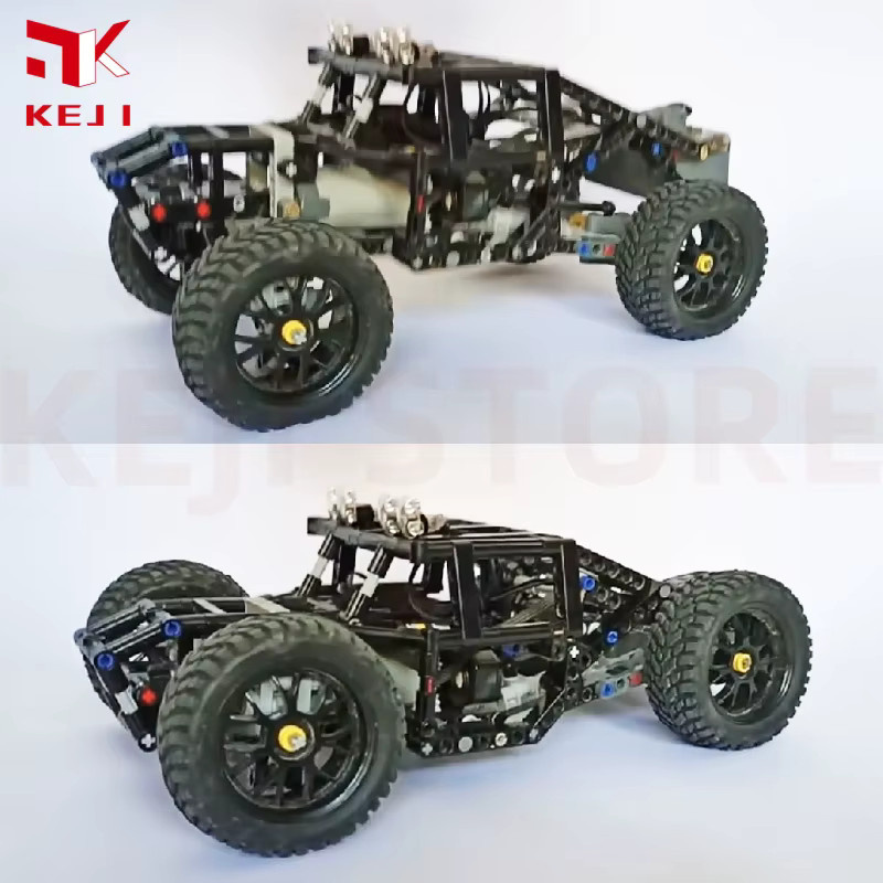 Keji MOC-96673 4x4 RC Baja Trophäe LKW Offroad SUV RC Modell Bausteine Kit - Bild 3