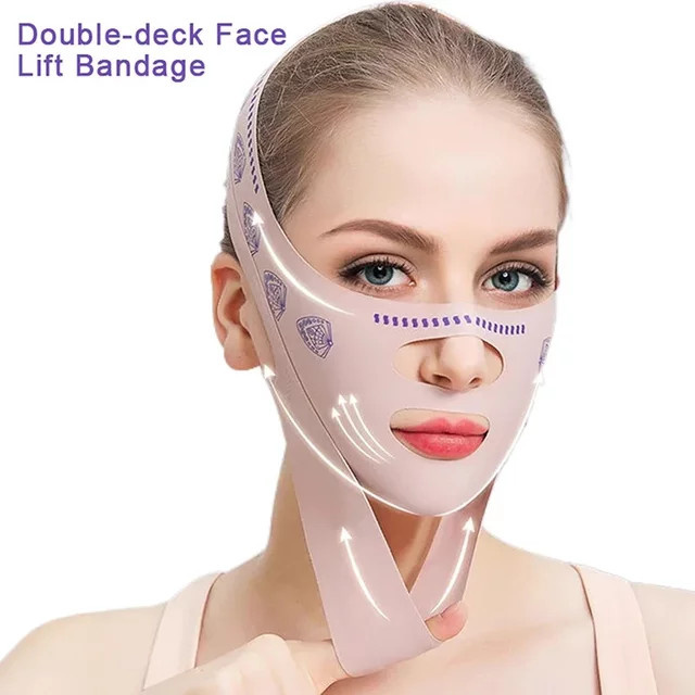 Cxbfg Gesicht Shaper V-Linie Gesicht Abnehmen Verband, Unisex - Bild 1