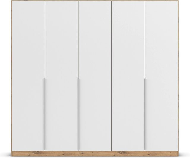 RAUCH Drehtürenschrank Alabama in Weiß und Eiche mit Schubkasteneinsatz und Kleiderstangen, B/H: 226 x 226 cm - Bild 1