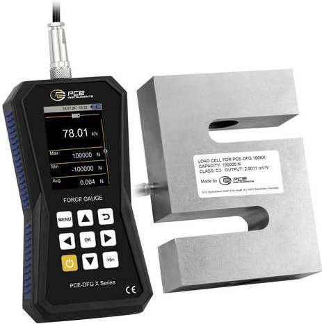 PCE Instruments PCE-DFG 100K X Kraftmessgerät 0 - 100 N in Schwarz - Bild 1