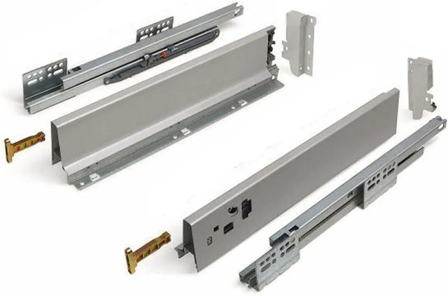 SO-TECH Schubladensystem Modern Box mit Soft Close in Weiß, Zargenhöhe: 84 mm, Nennlänge: 450 mm - Bild 1