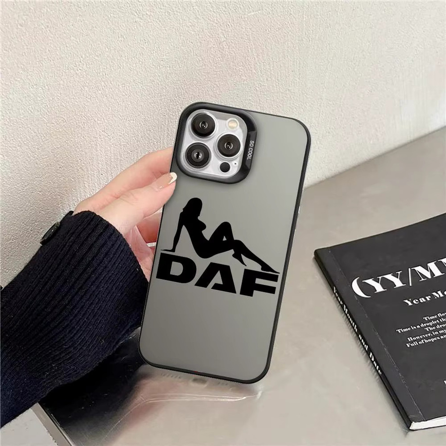 D-DAF Handyhülle Aurora Matt Laser Metallic für iPhone 17 16 15 14 13 12 Pro Max Air - Bild 2