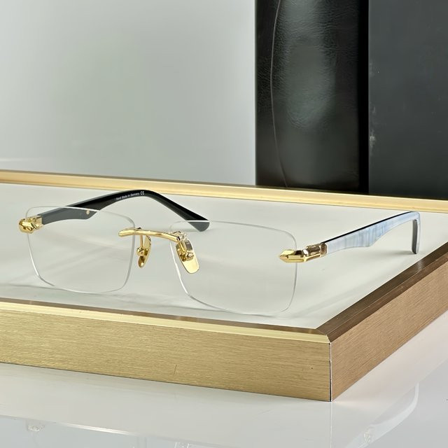 ABALMAY THE EDITOR II Korrektionsbrille, randlos, rectangular, gold, Unisex - Bild 1