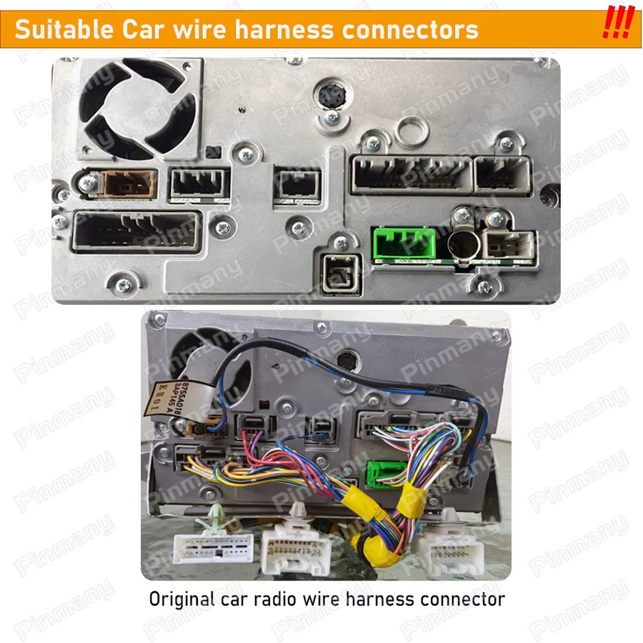 Rockford Audio Decoder Kabelbaumadapter für Mitsubishi Outlander Lancer Pajero RVR MMCS Head Unit in Schwarz - Bild 4