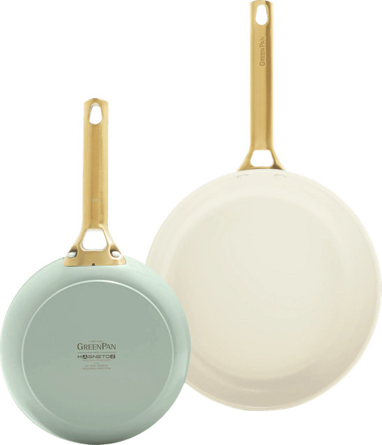 GreenPan Padova Reserve Bratpfannenset Pastel Green Durchmesser: 20 cm und 26 cm - Bild 1