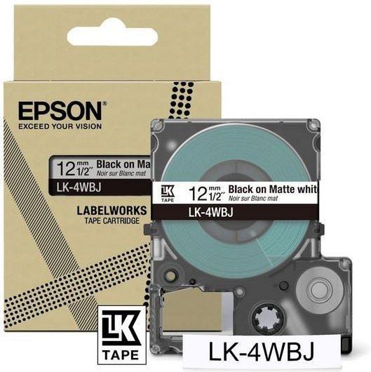 Epson LabelWorks LW-C410 Thermoband Schwarz/Weiß Schriftband - Bild 1
