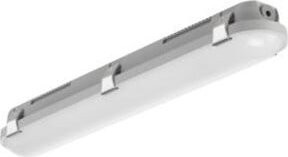 Brumberg LED-Feuchtraumleuchte in Weiß mit Edelstahl, 4000K Neutralweiß, IP65, Länge: 58 cm - Bild 1