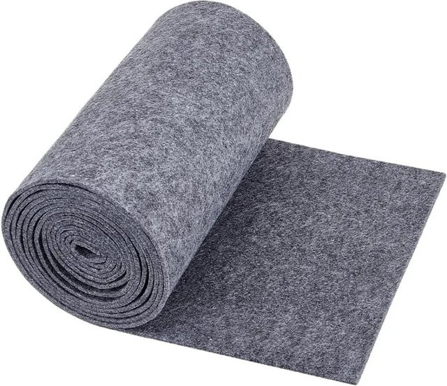 Graue Filzrolle aus Vliesstoff für Patchwork, Nähen und DIY-Dekoration, Dicke: 3 mm, Breite: 24 cm, Länge: 300 cm - Bild 1