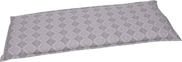 GO-DE TEXTIL Gartenauflage Raute Bankauflage für 2-Sitzer in Grau