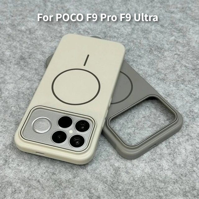Funda Handyhülle für POCO F9 Ultra, F9 Pro und F8 in Multicolour und Weiss, minimalistisches Design mit magnetischem Hautgefühl, stoßfest und kompatibel mit kabellosem Laden - Bild 1