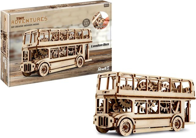 Revell Tiny Adventures London Bus, Fahrzeug, Holz - Bild 1