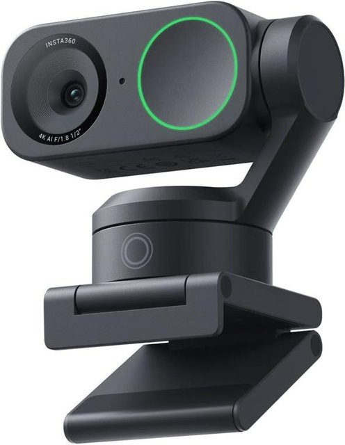 Insta360 Link 2 4K PTZ Webcam mit Gimbal und AI-Tracking in Schwarz - Bild 1