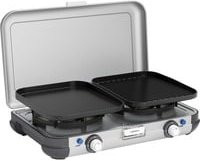 Campingaz Grill & Go CV Camping Kitchen Gaskocher in Grau und Schwarz mit Planchaplatte und abnehmbarem Grillrost - Bild 1