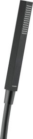 Duravit Stabbrause MinusFlow Handbrause in Schwarz Matt mit 21,2 cm Durchmesser und Anti-Kalk-Funktion - Bild 1