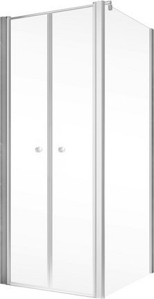 Schulte Garant 2.0 Duschkabine Eckeinstieg mit Pendeltür und Seitenwand, Farbe Silber, B/T/H: 80 x 200 x 80 cm - Bild 2