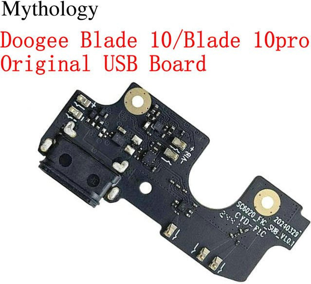 Doogee Blade 10 Pro USB-C Ladeplatine in Schwarz als Ersatz-Ladegerät und Dock Connector für dein Handy - Bild 1