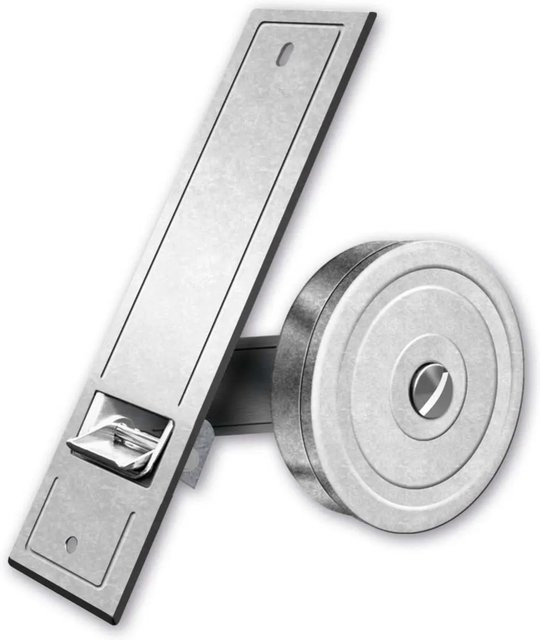 Schellenberg Rollladen Einlasswickler Maxi 160 mm silberfarben verzinkter Stahl - Bild 1