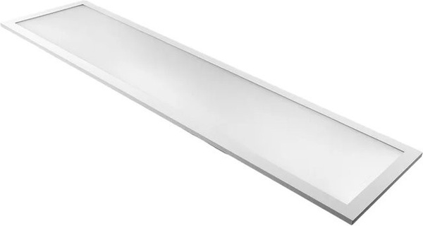 LUXULA LITEQ LED Panel Büroleuchte Weiß, B/H: 100 x 25 cm, 40W, 4400lm, UGR19, CCT dimmbar mit Fernbedienung, 3000K bis 6500K, Aufbaupanel