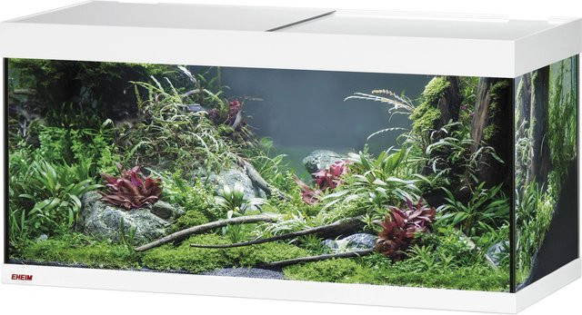 Eheim Aquarium Vivaline LED mit Abdeckung, Weiß - Bild 1