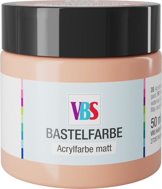 VBS Bastelfarbe Altrosa Lösungsmittelfrei 50 ml - Bild 1