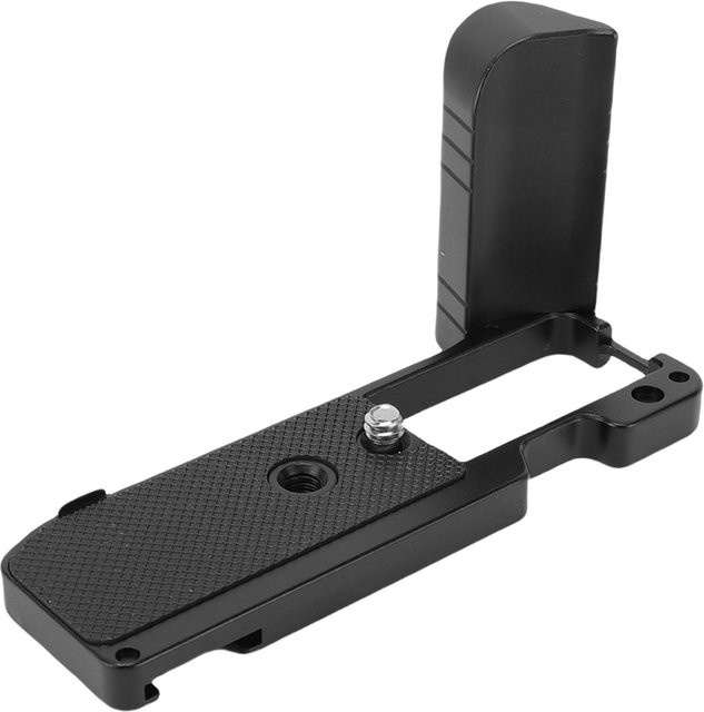 ZuiyouPet1 L-Form Handgriff Halterung mit Schnellwechselplatte und Anti-Rutsch-Pad für X-M5 Kamera in Schwarz - Bild 1