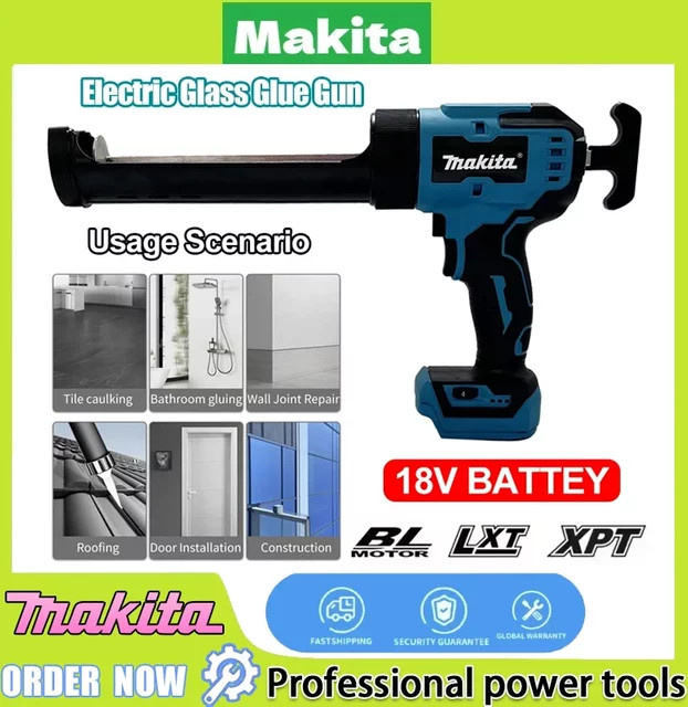 Makita Akku-Klebestrahlpistole in Blau für Glas, Fenster und Dichtstoffe - Bild 1