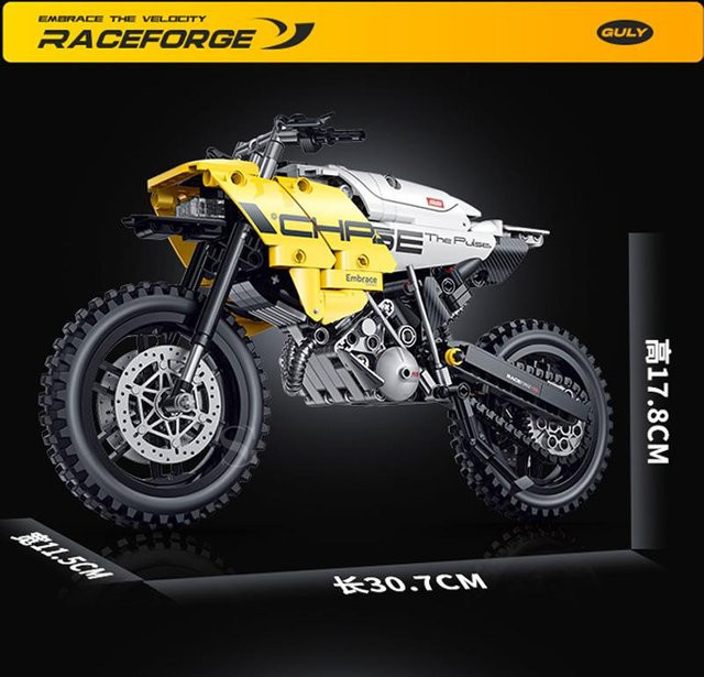 G450X XR1200 Motorrad, Bausteine, 1:8, ab 18 Jahre - Bild 1