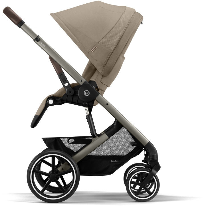 Cybex BALIOS S LUX TPE Kombi-Kinderwagen in Almond Beige mit Federung und Schwenkrädern - Bild 2