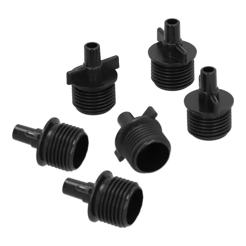 50er Set Flache Anschlussstücke G1/2 mit 7,5mm Außengewinde für G-Typ Sprühdüsen und Bewässerungssysteme aus Kunststoff - Bild 7