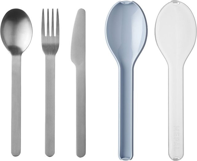Mepal Besteck-Set Ellipse aus Edelstahl in Silber Matt mit Aufbewahrungsbox - Bild 1