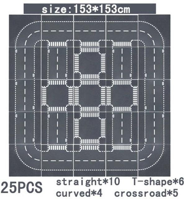 Yiran toy Klassische Grundplatten Bausteine Stadtstraßen Ziegel - Bild 1