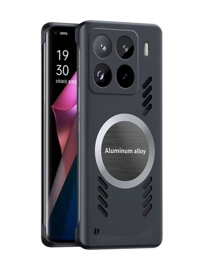 Magnetische Kühlende Handyhülle mit Graphen-Wärmeableitung für Xiaomi 15 15T 14 14T Pro Ultra in Orange - Bild 4