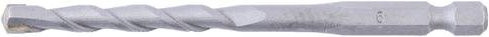 Makita Stein-Spiralbohrer mit Carbide-Spitze in Silber, Durchmesser: 6,3 mm, Gesamtlänge: 10,1 cm - Bild 1