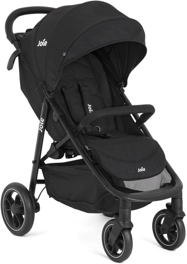 Joie Litetrax Buggy Sportwagen mit Federung und Schwenkrädern in Schwarz und Grau - Bild 3