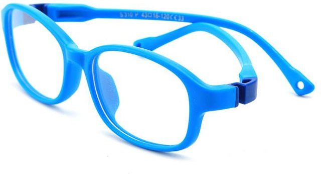 Fable Kinderbrille, Rund, Vollrand, Silikon, Blue, Unisex - Bild 1