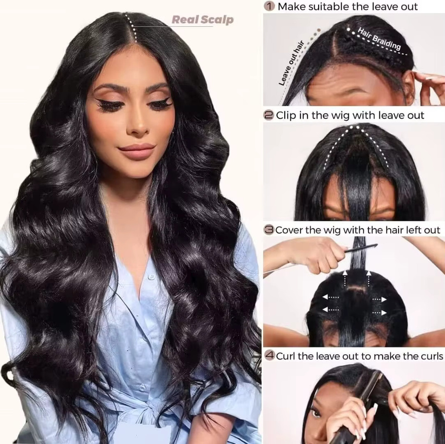 Dula A Hair Echthaar-Teilperücke, Welle, Damen - Bild 5